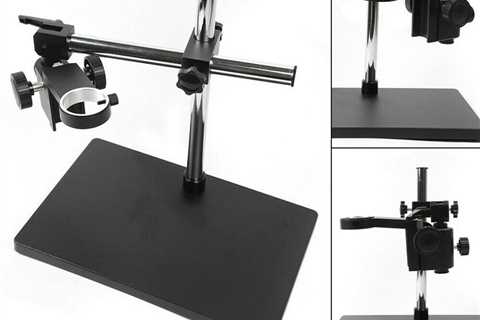 Microscope Holder Dual-Arm Metal Boom | Microscope Table Stand Support BEST SELL