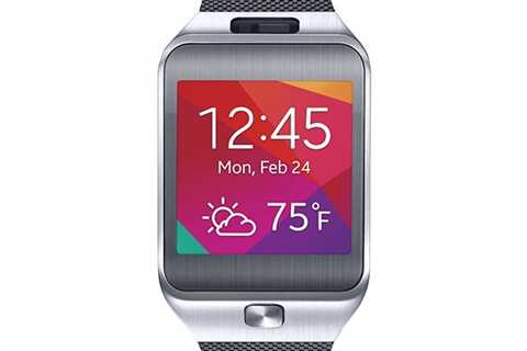 Samsung SM-R3800VSAXAR Seamless Communication Gear 2 Smartwatch - Silver/Black (Used, Open Retail Box) for $399