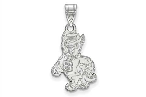 NCAA 10k White Gold North Carolina Large Pendant for $227