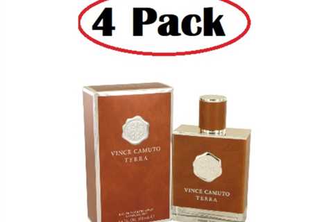 4 Pack of Vince Camuto Terra by Vince Camuto Eau De Toilette Spray 3.4 oz for $166