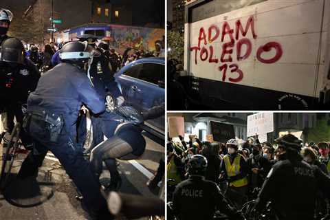 Violent clashes in Chicago, NYC and Minnesota at BLM protests over police shootings of Adam Toledo and Daunte Wright