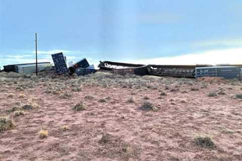 Train derailed near Joseph City |  Navajo County