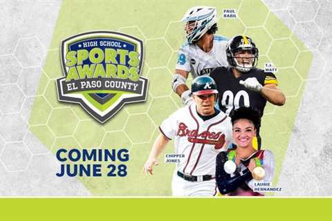 Chipper Jones and TJ Watt attend the El Paso County High School Sports Awards