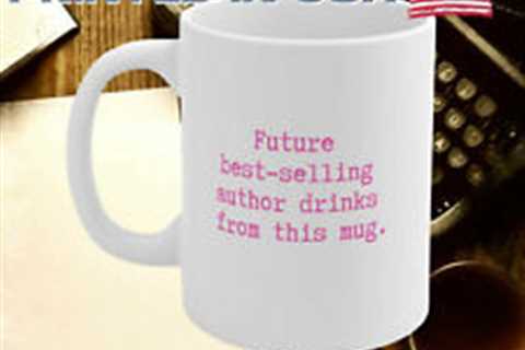 Future Best Selling Author Mug - Stylish mug for future best-selling author -...