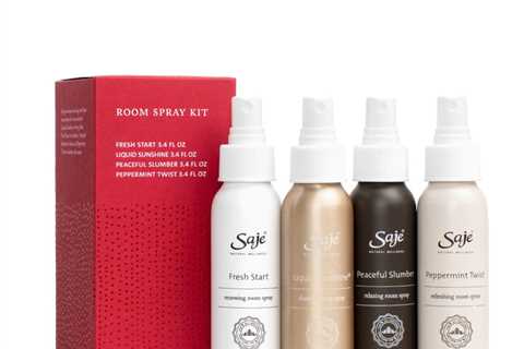 Saje Room Spray Kit 4 BEST SELLING SCENTS- NIB