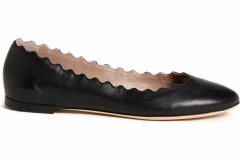 $545 Chloe 'Lauren' Scalloped Ballet Flat - Best Selling Flats - 37.5