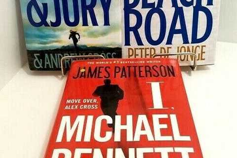 James Patterson World's Best Selling Author Lot of 3 Books