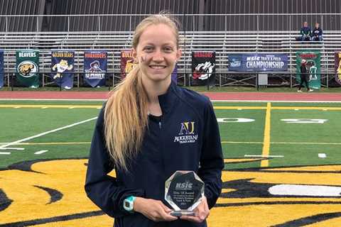 Rachel Rairdon of Augustana was named NSIC Elite 18 Award Winner