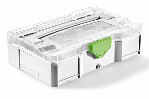 BEST SELLING!! Festool SYS Mini T-Loc Systainer with Clear Lid (203813)