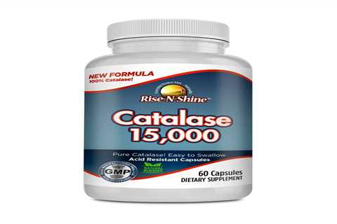 CATALASE 15,000 - BEST SELLING ANTIOXIDANT ENZYME - 60 DAY Supply- Rise-N-Shine