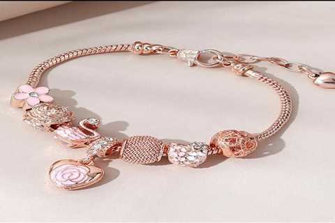 Best selling oil drop flower charm bracelet rose gold rhinestone crystal flower 