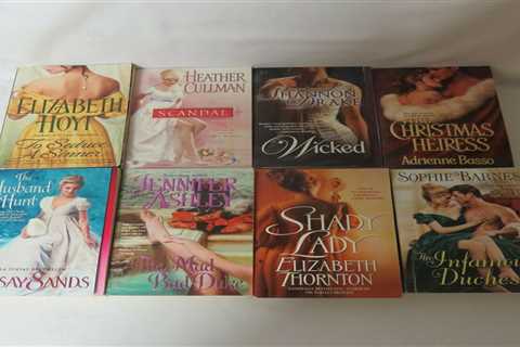 Lot Of 8 Best Selling Authors Historical Romance Fiction Paperback Books