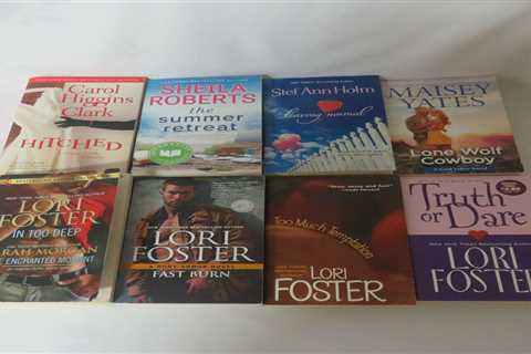 Lot Of 8 - Variety Best Selling Authors Paperback Suspense Romance Books