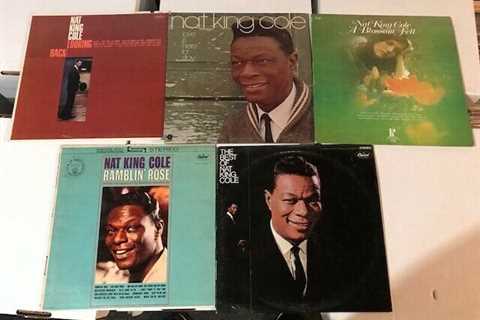 Nat King Cole, LP Lot, 5 albums, VG+ or better, priced to sell