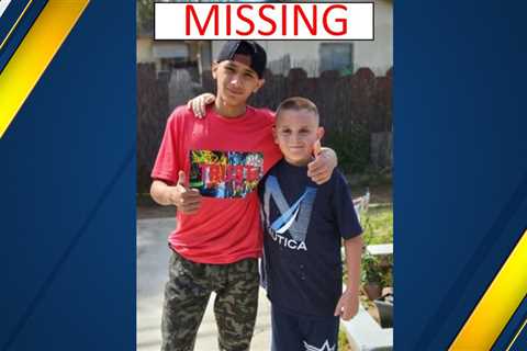 Fresno Police are in search of lacking 14-year-old and 8-year-old brothers