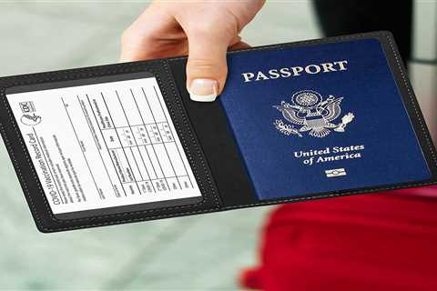 Best Selling Leather Passport and Vaccine Card Holder