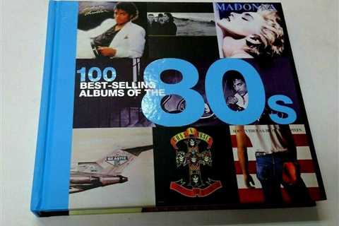 Hard Cover Book 100 Best Selling Albums of the 80s Gently Used