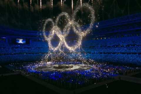 The Olympic spirit is in all of us. A show of lovely, luminous colors…