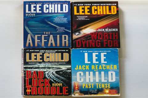 Lee Child Best-Selling Books, Lot of 4 Jack Reacher Novels