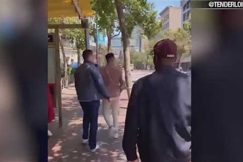 VIDEO: Man caught yelling at a few anti-Asian slurs in San Francisco