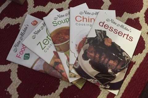 COOKBOOKS - Package of 5 by Best-Selling Chef & Author Nita Mehta, BRAND NEW