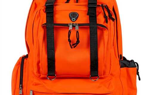 BEST SELLING!!! Deluxe Orange Emergency Backpack - Gear Bag - Nylon