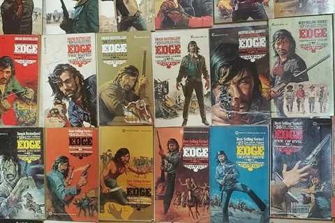 Lot of 33 Edge Series Books by George G Gilman ~Vintage Westerns ~ Best Selling