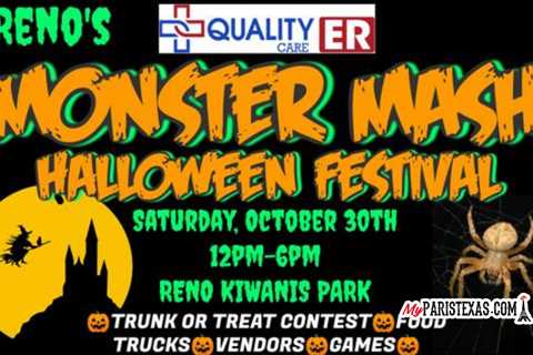 Vendors, drinks and tidbits are open for Reno’s Monster Mash Halloween Festival on October 30th