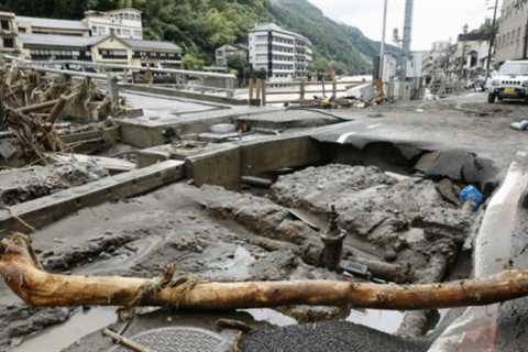 Japan battered by extra heavy rain, floods, almost 60 useless | THE DAILY TRIBUNE