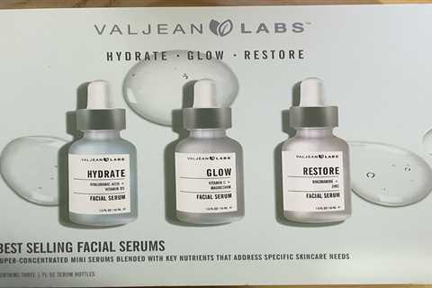 VALJEAN LABS Best Selling Facial Serums Set Of 3 1 Oz Bottles