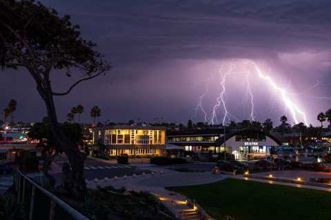 Wild October storm, rain, lightning strikes – NBC 7 San Diego