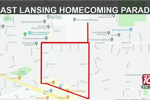 The homecoming parade in East Lansing is still on despite no game being played