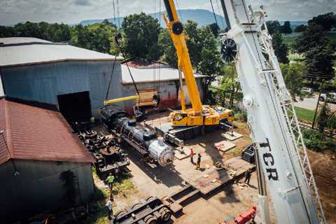 Restoration of a centenary locomotive in downtown Chattanooga