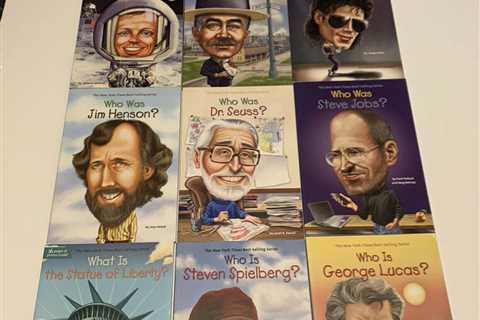 WHO WAS/WHO IS CHILDREN'S BIOGRAPHY BOOKS. LOT OF 10.  NY Times Best Selling Ser