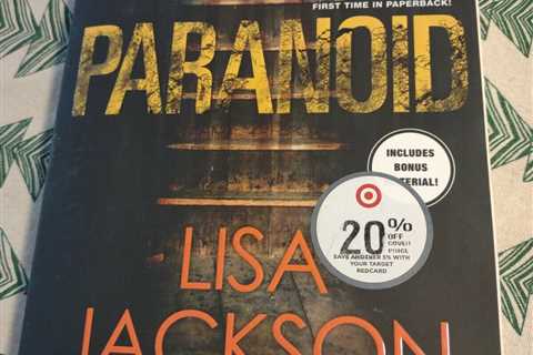 Lisa Jackson Paranoid paperback best selling author