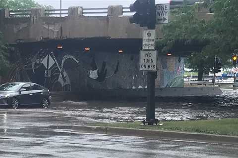 Inbound Eisenhower, Several Streets Closed For Standing Water – NBC Chicago