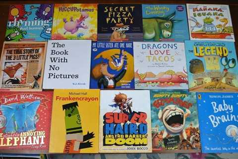 Lot 15 HBPB Funny Best-Selling Children's Picture Books Humor Top 100 List F1