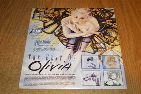 Best Of Olivia Card Dealer Sell Sheet Promo Print Ad 1994