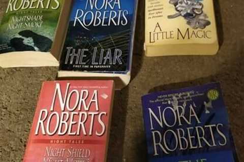 5 Nora Roberts Books, collection, best selling author, night tales