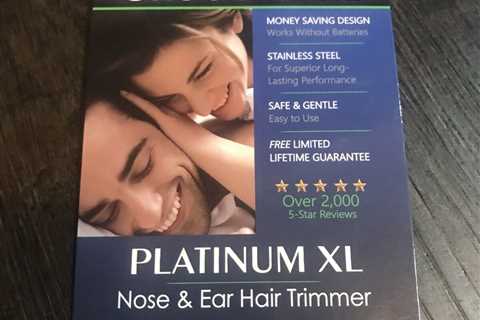 Best Selling Nose Hair Trimmer - Groom Mate Platinum XL - Lifetime Guarantee NIB