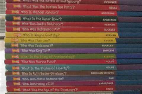 Lot of 35 WHO WAS/ IS CHILDREN'S BIOGRAPHY BOOKS.   NY Times Best Selling Ser