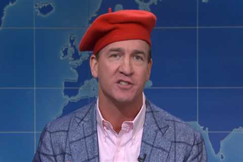 Peyton Manning Makes Surprise Appearance on ‘Saturday Night Live’ to Be Obsessed with ‘Emily in Paris’ — Watch!