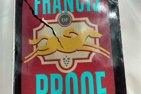 Proof by Dick Francis, NY Times Best Selling Author Paperback, Vintage Very Good