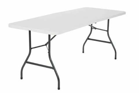 Best  Selling Deal 6 Foot Centerfold Folding Table, White