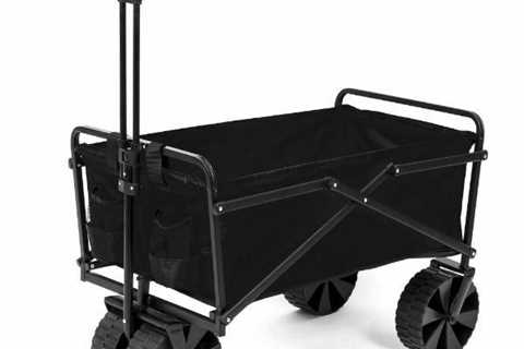 Best Sell Collapsible Utility Wagon and Garden Cart - Black