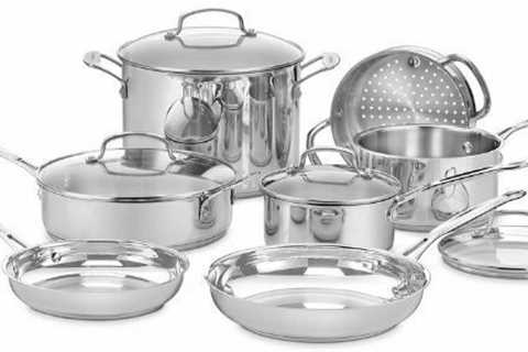 Best Sell  Classic Stainless Steel 11 Piece Cookware Set (77-11G)