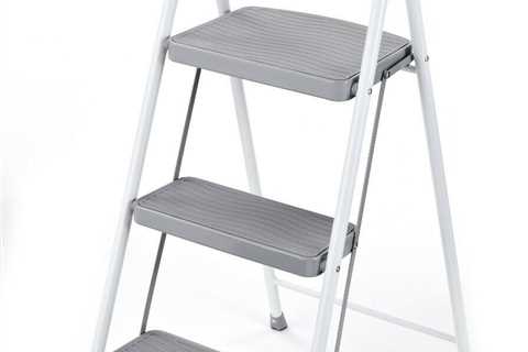 Best Sell 3-Step Steel Step Stool, 225-Pound Capacity