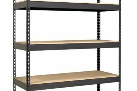 Best Sell 48W x 18D x 72H 5-Shelf Freestanding Shelves, Black