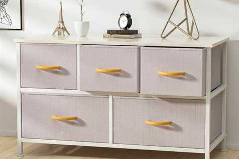 Best Sell Dressers for Bedroom 5 Drawer Fabric