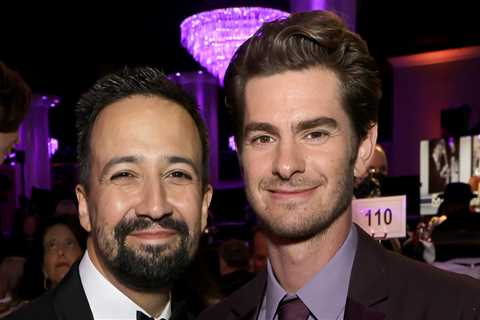 Andrew Garfield Supports “Tick, tick…BOOM!” Director Lin-Manuel Miranda at the 2022 DGA Awards